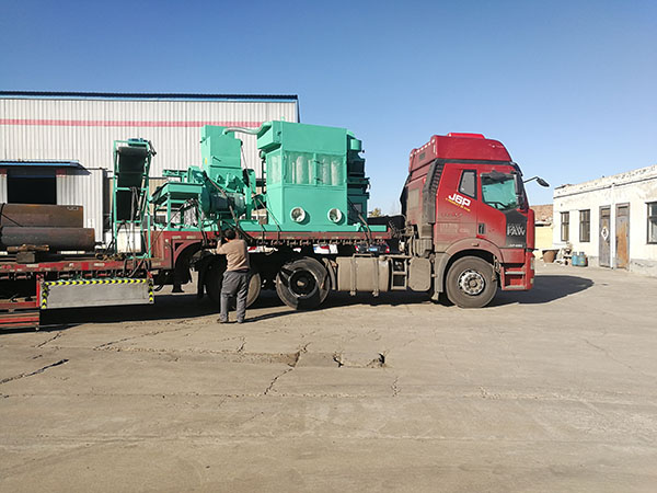 铜线破碎分离机发货现场